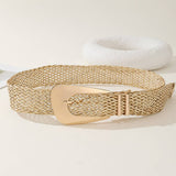 Woven Textured Imitation Metal Waist Chain