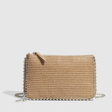 DESIGNER WOVEN BEAD SMALL SHOULDER BAG_CWAB5718