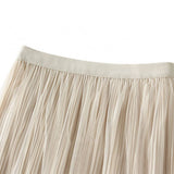 Vintage Tulle A-Line Flared Fishtail Skirt_Cwbms0372