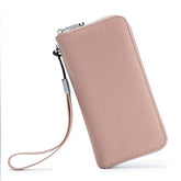 LONG LEATHER WALLET SOFT HANDHELD CLUTCH_CUAB00388