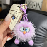 CUTE LITTLE YELLOW DUCK CAR KEYCHAIN BAG PENDANT_CWMM2550