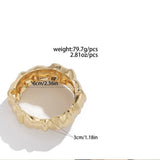 FASHIONABLE METALLIC SMOOTH SPRING BRACELET_CWMM3116