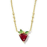 SIMPLE FRUIT ZIRCON CLAVICLE NECKLACE_CWMM5308