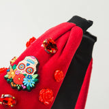HALLOWEEN CARTOON SKULL CREATIVE HEADBAND_CWAHA1775