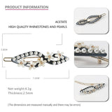 PEARL FLORAL CLIP SHARK CLIP SWEET HAIR CLIP_CWAHA4272