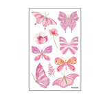 Waterproof Kids Cute Watercolor Butterfly Tattoos_Cwmm8255