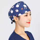 COTTON NURSE CAP PRINTED SURGICAL CAP WORK CAPA_CWAH3371