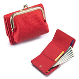 MINI LEATHER TRI FOLD PURSE LARGE CAPACITY_CUAB00379
