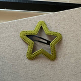 Velvet Triangle Hollow Bb Clip Chic Hairpin_Cwaha07970