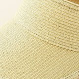 Travel And Play Sun Protection Straw Hat Sun Visor_Cwah1438