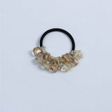 FRESH CLEAR SQUARE BEAD HAIR TIE CUTE SIMPLE BAND_CWAHA6786