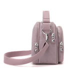 LIGHTWEIGHT NYLON SIMPLE SHOULDER MESSENGER BAG_CWAB3447