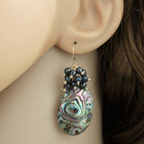 HIGH END COLORFUL ABALONE SHELL EARRINGS_CWMM4279