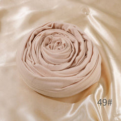 SOLID COLOR MERCERIZED COTTON JERSEY HEADSCARF_CWASC2447