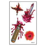 BLOODY SCAR TATTOOS HALLOWEEN PARTY WOUNDS_CWMM8378