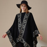 SHAWL SOLID COLOR IMITATION CASHMERE CAPE_CWASC2174