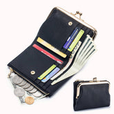 FASHION GENUINE LEATHER CLUTCH SHORT SIMPLE WALLET_CWAB3797