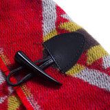 HORN BUTTON BOHEMIAN HOODED CAPE SHAWL_CWASC1201