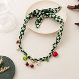 Trendy Scarf Chain Necklace With Sun Moon & Heart_Cwaje05662