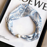 Pearl Magnetic Skinny Silk Neck Scarf_Cwasc03938