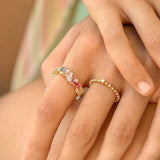 NEW HOT SALE RETRO COLOR IRREGULAR RING_CWAJE1740