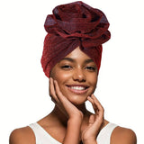 NEW LADIES BRIGHT SILK LARGE FLOWER HEADSCARF_CWASC2428