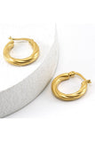18K Gold Plated Stainless Steel Earrings_Cwaje0379