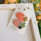 CHILDRENS OVAL EMBROIDERED PATCH HAIRPIN_CWAHA1845