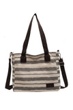 STRIPE SQUARE SHOPPERS BAG_CWAB0513