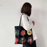 SPRING AND SUMMER CASUAL LITERARY CANVAS BAG_CWAB2143
