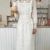 EMBROIDERED EXQUISITE TULIP APRON LOLITA APRON_CWMM5819