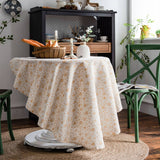 GREEN PINE BRANCH PRINTED DINING TABLE_CWMM0946