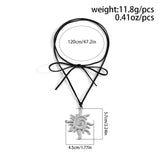 SWEET AND COOL BEACH METAL STARFISH NECKLACE_CWAJE1815