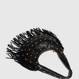 PUNK STUDDED FRINGE SHOULDER BAG FOR WOMEN_CWAB5681