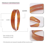 2 2CM WIDE VINTAGE ACETATE HEADBAND HAIRPIN_CWAHA4341