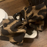 Leopard Hair Claw Large Shark Clip Stylish_Cwaha08090