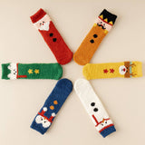 Women Christmas Warm Coral Velvet Socks_Cwms0335