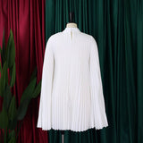 FASHION LOOSE CAPE BAT SLEEVE PLUS SIZE DRESS_CWDMD3703