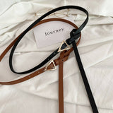 Triangular Pin Buckle With Sweater Suit Thin Belt_Cwabe0654