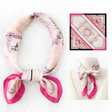 ARRIVAL ENGLISH LETTER FLOWER SQUARE SCARF_CWASC1169