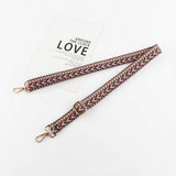 NEW EMBROIDERED REPLACEABLE ADJUSTABLE BAG STRAP_CWMM1051