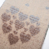 HEART PATTERN CIRCLE YARN SCARF WOMENS WRAP_CWASC0861