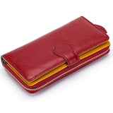 GENUINE LEATHER LONG STYLISH LARGE CAPACITY WALLET_CWAB3783