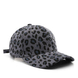 CORDUROY LEOPARD BASEBALL CAP WARM SUN HAT_CWAH2834