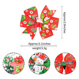 BABY HOLIDAY BOW HAIR CLIP WITH RIBBON TAIL_CWAHA6700