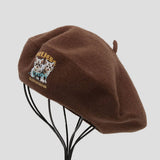 CUTE CARTOON ANIMAL PATTERN BERET_CWAH1925