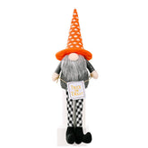 HALLOWEEN HANGING LEG DOLL ORANGE HAT ORNAMENTS_CWMM1771