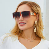 Uv Protection Diamond-Cut Large Frame Sunglasses_Cwasg0669