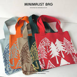 Women Fashionable Knitted Shoulder Bag Handbag_Cwab1512