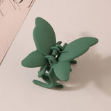 MATTE BUTTERFLY HAIR CLAW CLIP STRONG STYLISH_CWAHA0087